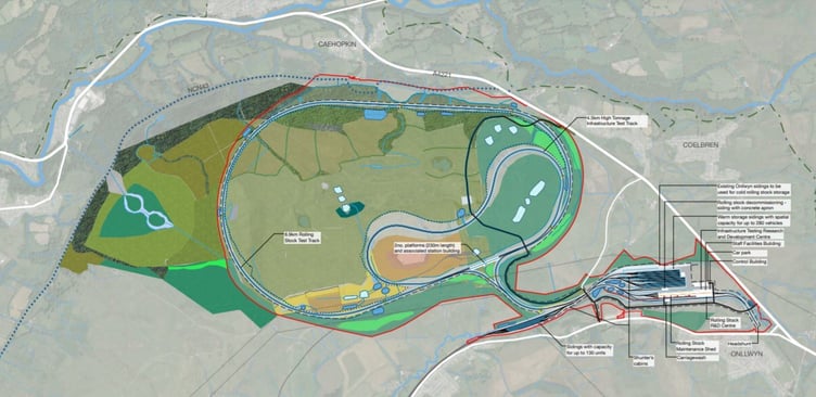 A site masterplan shows how the GCRE will take shape.