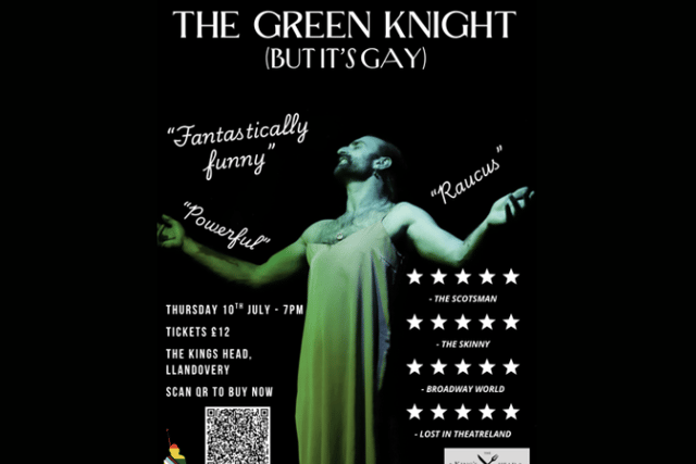 Fringe-bound star brings hit show to Llandovery