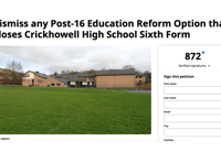 More than 870 sign petition opposing closure of Crickhowell sixth form