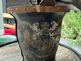 HMS Victory fire bucket discovered at charity antiques event