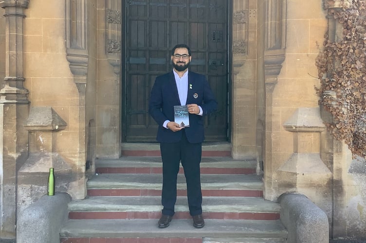 Gulwali Passarlay, author and refugee rights campaigner, pictured during his visit to Gwernyfed High Schoo