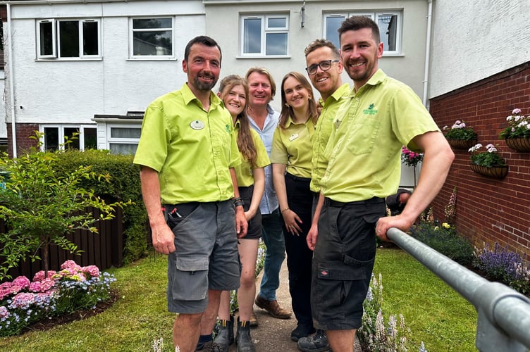 The garden centre donated plants and provided expert help to transform Heather’s garden
