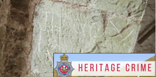 Graffiti at Bronllys Castle sparks police investigation