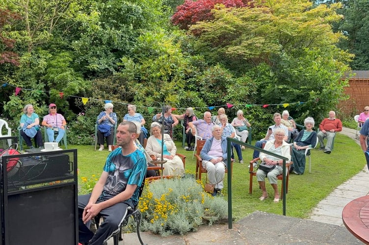 Smiles all round and the fete and garden party
