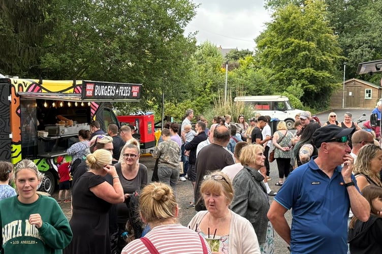 Enjoying the sunshine at the Bracken Summer Fete