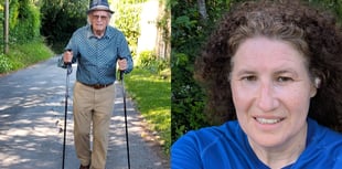 Glasbury Arts duo take on 200-mile and marathon challenge
