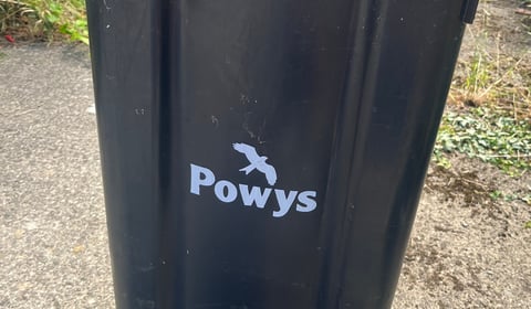 Powys has 'no current plans' for monthly black bin collections