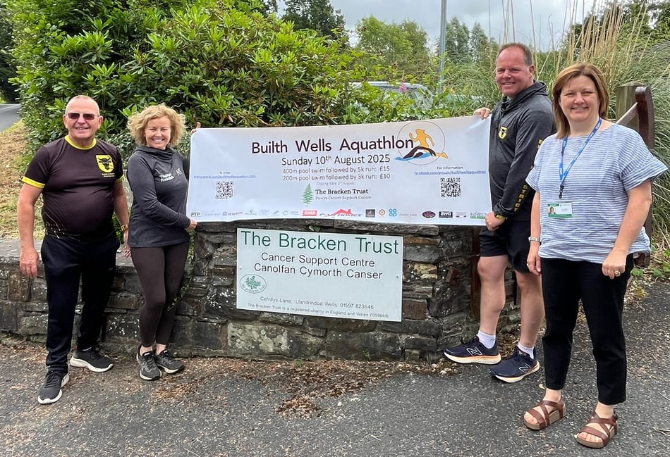 Builth Wells Aquathlon to return in aid of cancer support charity