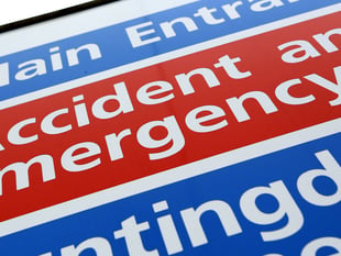 Wait times for A&E arrivals at the Wye Valley Trust have worsened since Labour came to power