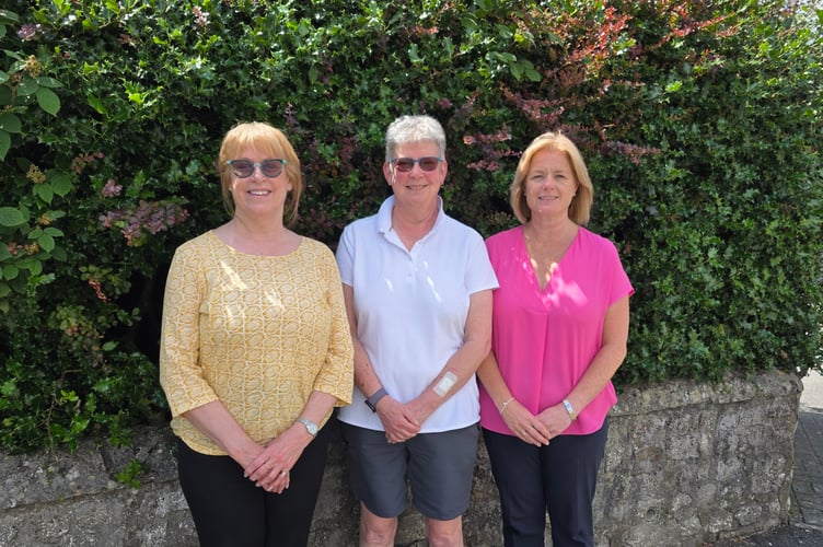 Miss Jones, Miss Hourahane and Miss MacMillan