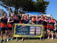 Brecon Baa Baa's victorious on the sands of Swansea