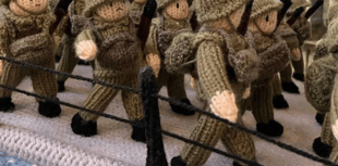 Brecon's textile art show on Wartime Britain