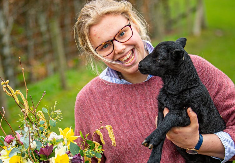Ellen Firth of Firth Flock Flowers.