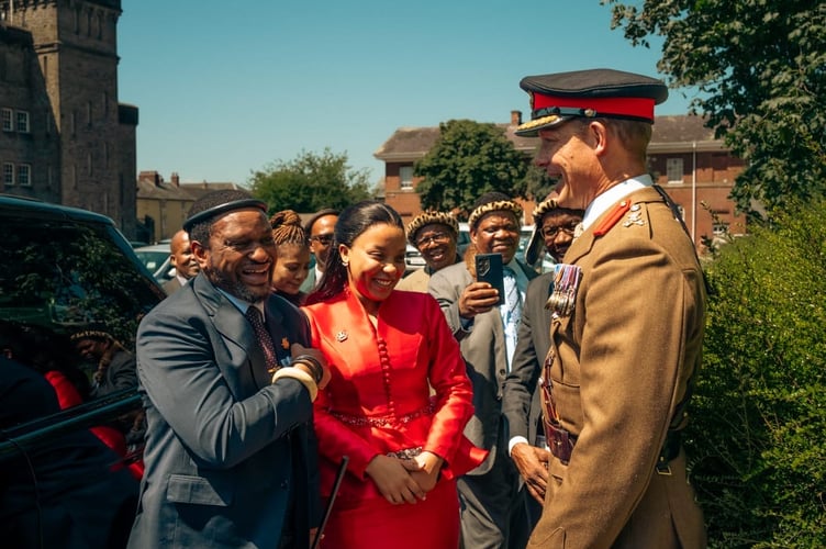 His Majesty King Misuzulu kaZwelithini of the Zulu Kingdom has paid a landmark visit to Brecon, in what has been described as a “powerful act of historical remembrance and cultural diplomacy”.