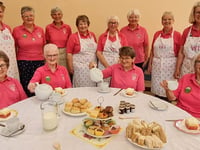 Powys Brecknock WI hosts afternoon tea at Llangorse Village Hall