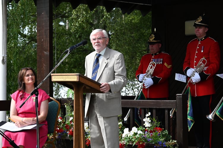 Mr Dei Tomos officially opens the 2025 Royal Welsh Show