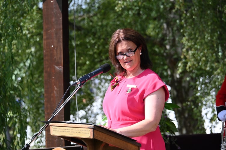 Mrs Nicola Davies FRAgS, Chair of Council for the Royal Welsh Agricultural Society, at the opening ceremony of the Royal Welsh Show