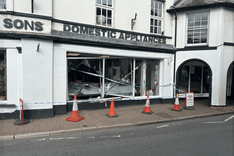 Webbs of Crickhowell ram raid