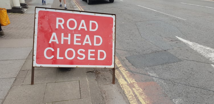 Roads to be closed for public works in West Somerset.