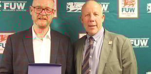 FUW award for John Owen at Royal Welsh Show