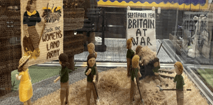 Unique Britain at War wool exhibition draws crowds in Brecon