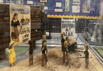 Unique Britain at War wool exhibition draws crowds in Brecon