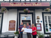 Man v Horse rider donates prize to air ambulance