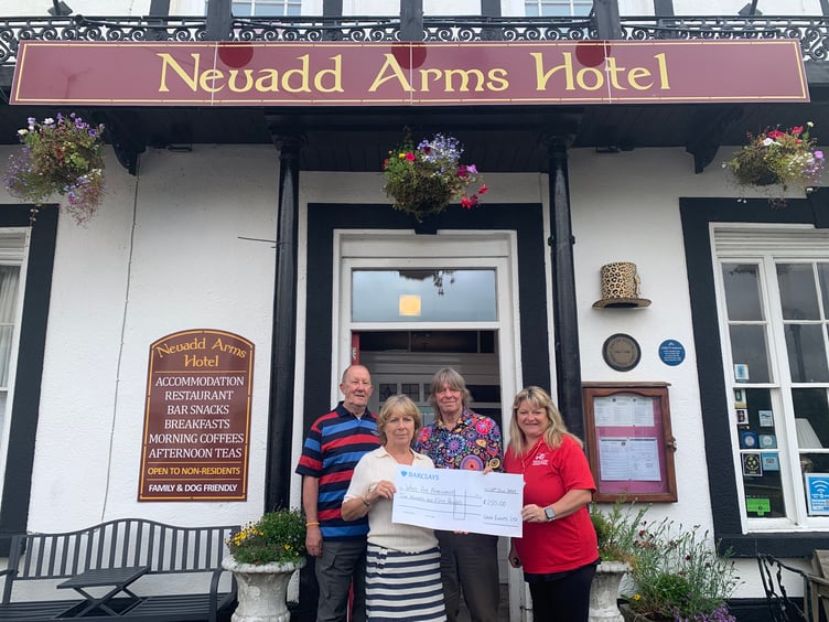 Green Events donation to Wales Air Ambulance