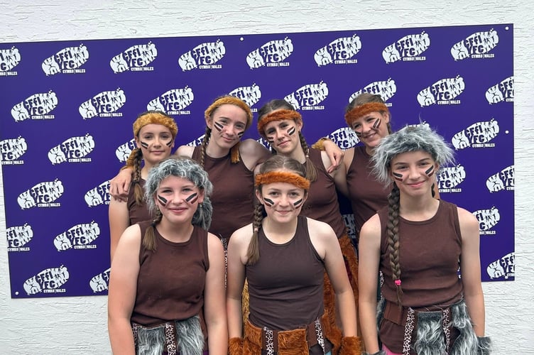 Pontfaen YFC's energetic dance team impressed crowds with their vibrant African dance performance at the Royal Welsh Show