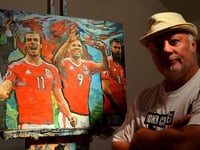 Celebrated artist brings exhibition to Defynnog