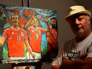 Celebrated artist brings exhibition to Defynnog