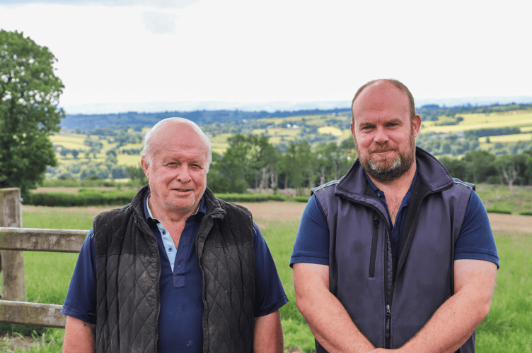 Father and son Glyn and Chris Davies, who run a flock near Cefn Coch, are leading the way in responsible wormer use through targeted treatment