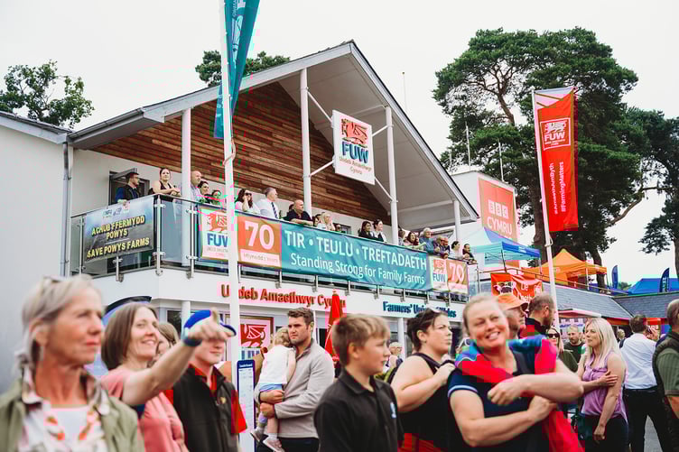The FUW Pavilion was a hive of activity once again at the Royal Welsh Show