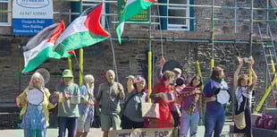 Biweekly vigils for Palestine continue outside St Mary's Church