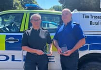 Llandrindod officer wins lifetime award for rural crime work