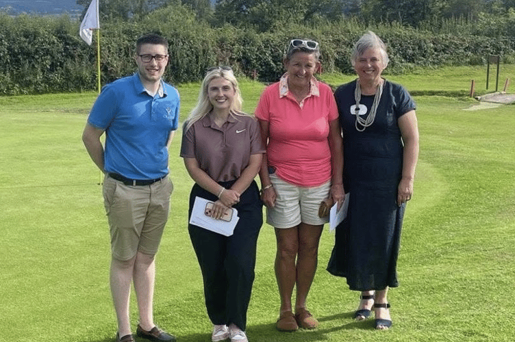 The winners of this year’s R&A Area Final with Cradoc Golf Club General Manager Bradley Stuart and Ladies Captain Diane Davies