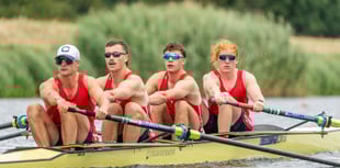 Robbie rows for GB in epic Kiel Canal race