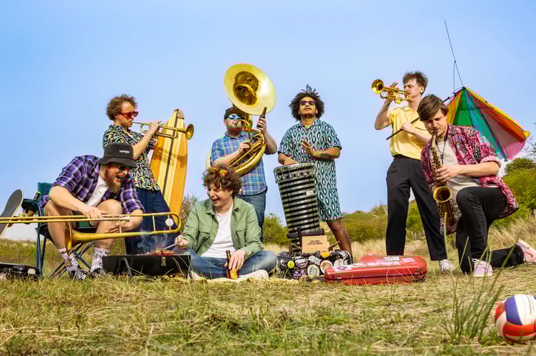 Dutch band Broken Brass will bring their explosive brass energy to Went’s Meadow