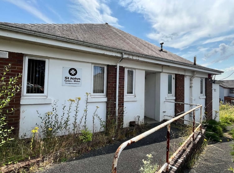 How the dilapidated offices looked last year