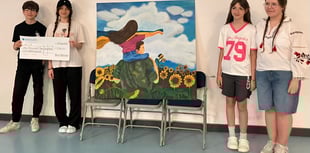 Students raise £1,500 for charity through art exhibition