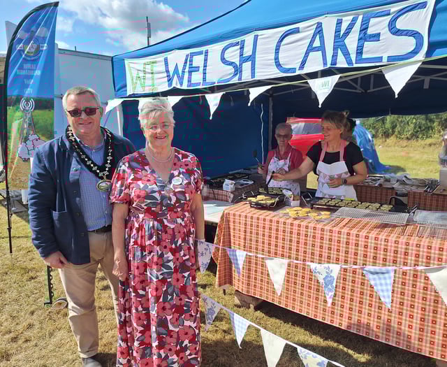 Powys Chairman praises Charity Volunteers at Brecon County Show