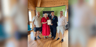 Long standing nurse is presented with award at the Royal Welsh Show