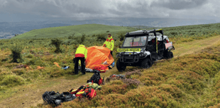 Brecon Mountain Rescue Team help recover fallen horse rider