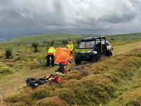 Brecon Mountain Rescue Team help recover fallen horse rider