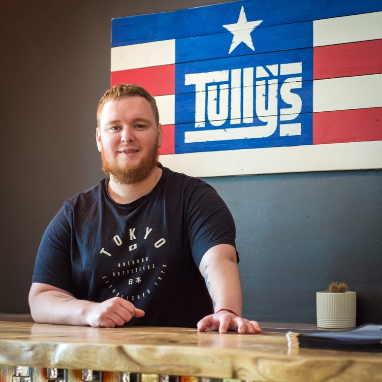 Jamie Tully at Tully's Sports Diner.