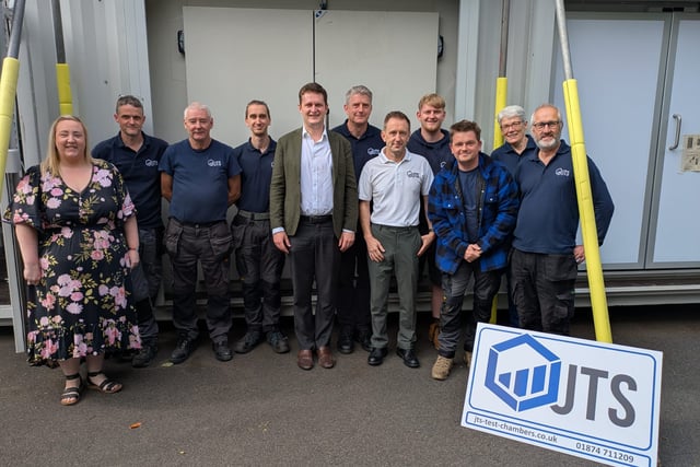 MP praises employee-owned business in Talgarth