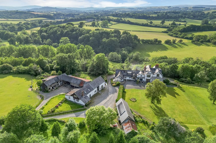 The estate includes a range of other buildings, stone barns and outbuildings with development potential