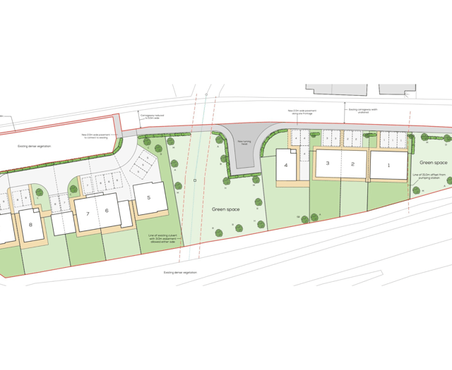 Plans lodged for nine new homes in Llandrindod Wells