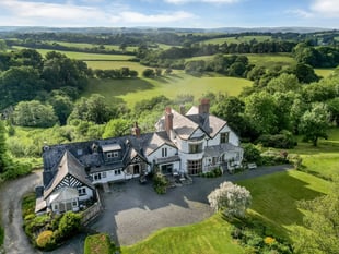 335-acre estate with fishing rights up for sale near Builth Wells
