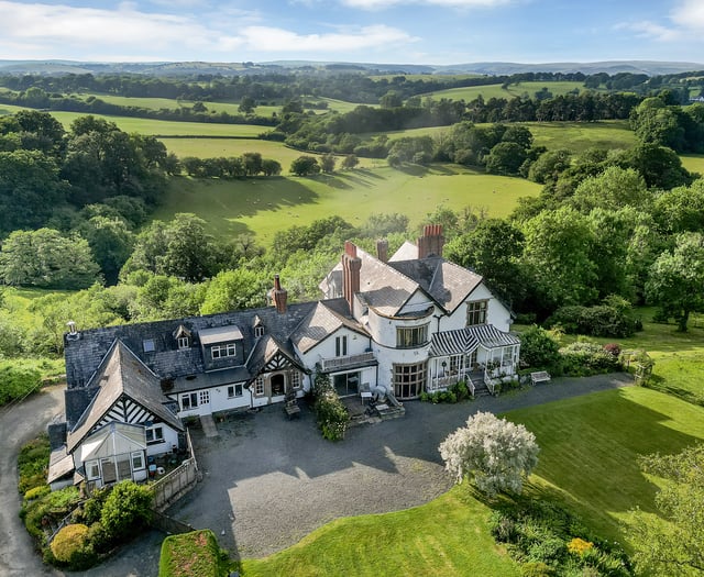 335-acre estate with fishing rights up for sale near Builth Wells